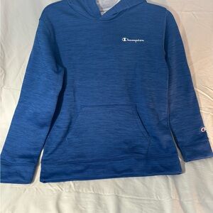 Champion Youth Blue Fleece Hoodie, S 7/8 - NWT